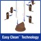 Natures Way Nature's Way Funnel Flip-Top Wild Bird and Finch 6 lb Metal/Plastic Tube Bird Feeder 6 ports WMFFB-19 - alternate 5